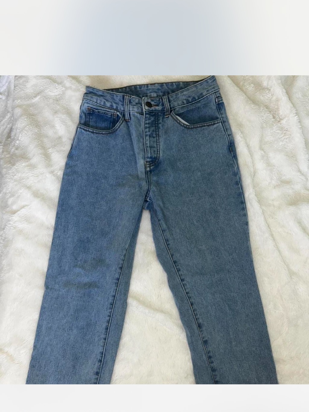 Brandy Melville Light Wash Blue Mom Jeans